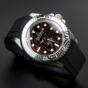 Oceaneva Deep Marine Explorer II Damascus Coffee Brown Limited Edition