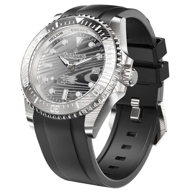 Oceaneva Deep Marine Explorer II Damascus Steel Limited Edition