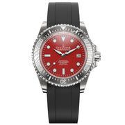 Oceaneva Deep Marine Explorer II Damascus Red Enamel Limited Edition