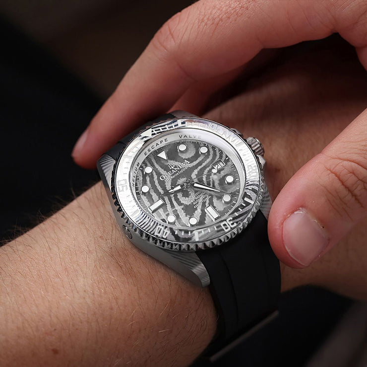 Oceaneva Deep Marine Explorer II Damascus Gray Limited Edition