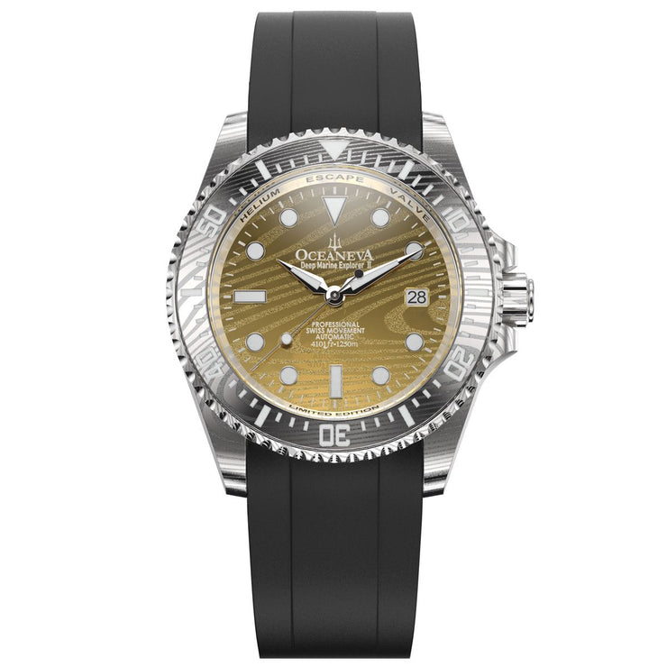 Oceaneva Deep Marine Explorer II Damascus Yellow Gold Limited Edition