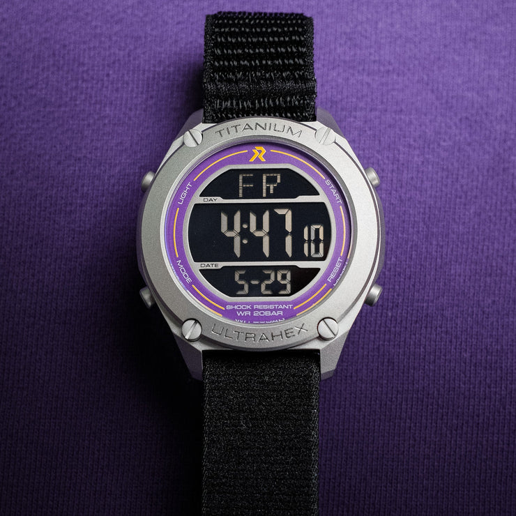 RZE UTD-8000-DP Digital Titanium Purple – Watches.com