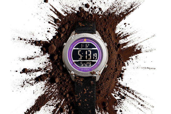 RZE UTD-8000-DP Digital Titanium Purple angled shot picture