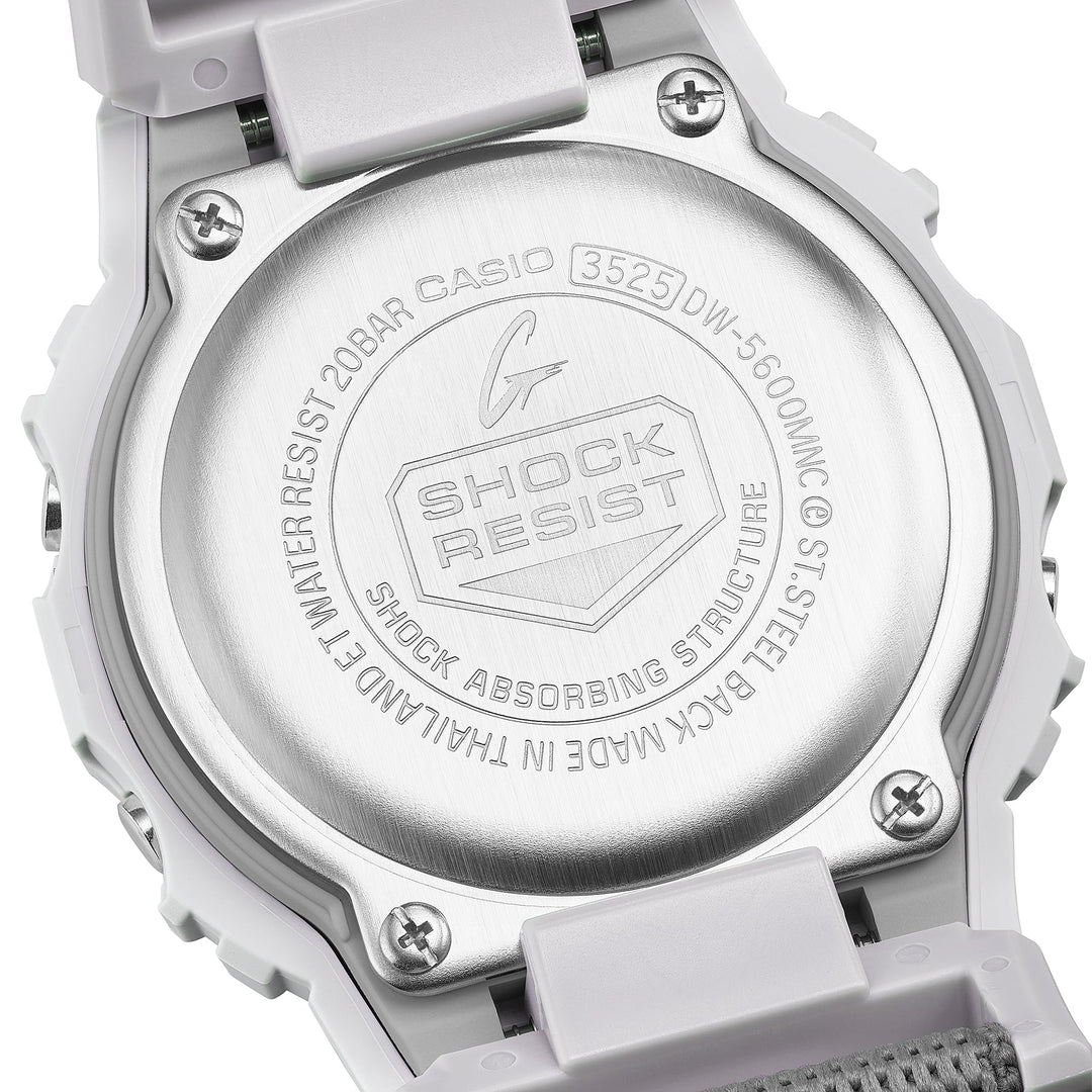 G-Shock DW5600 Cloth Band Digital Gray | Watches.com