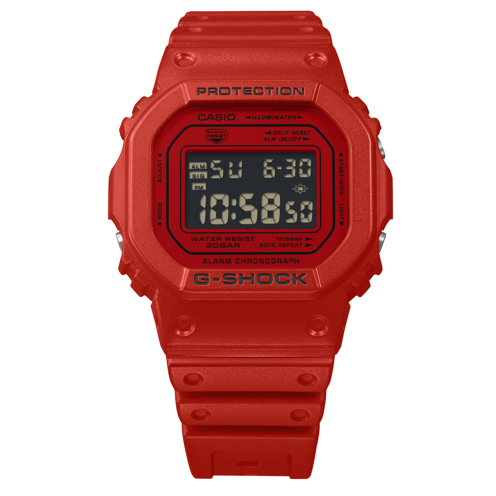 G-Shock DW5600 Digital Iconic Red | Watches.com