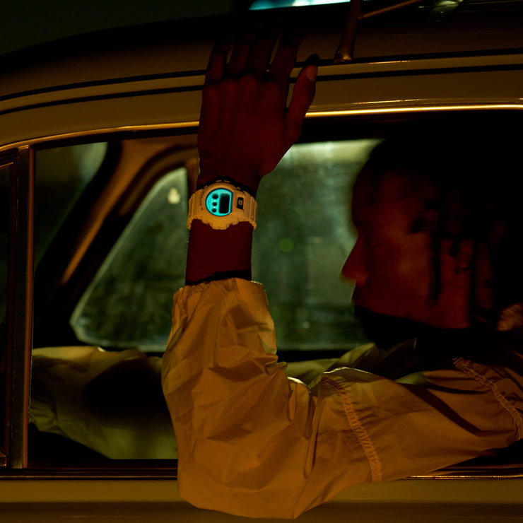 G-Shock DW5600 Hidden Glow Digital White