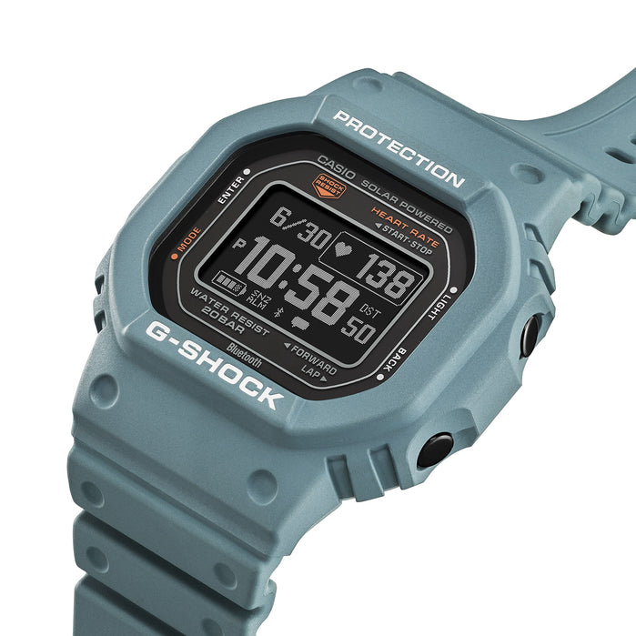 G-Shock DWH5600 Move HRM+GPS Blue angled shot picture