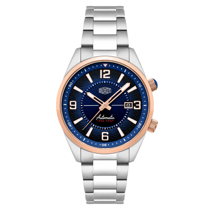 Duxot Ascensus Automatic Indigo Shine angled shot picture