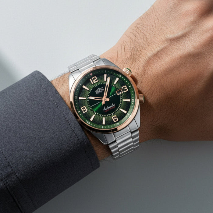 Duxot Ascensus Automatic Viridian Charm angled shot picture