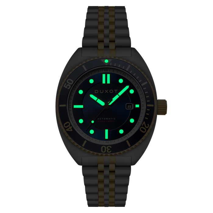 Duxot Tortuga Automatic Blue angled shot picture