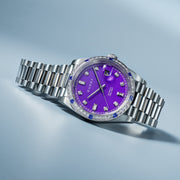 Duxot Serenata Automatic Limited Edition Purple Crystal