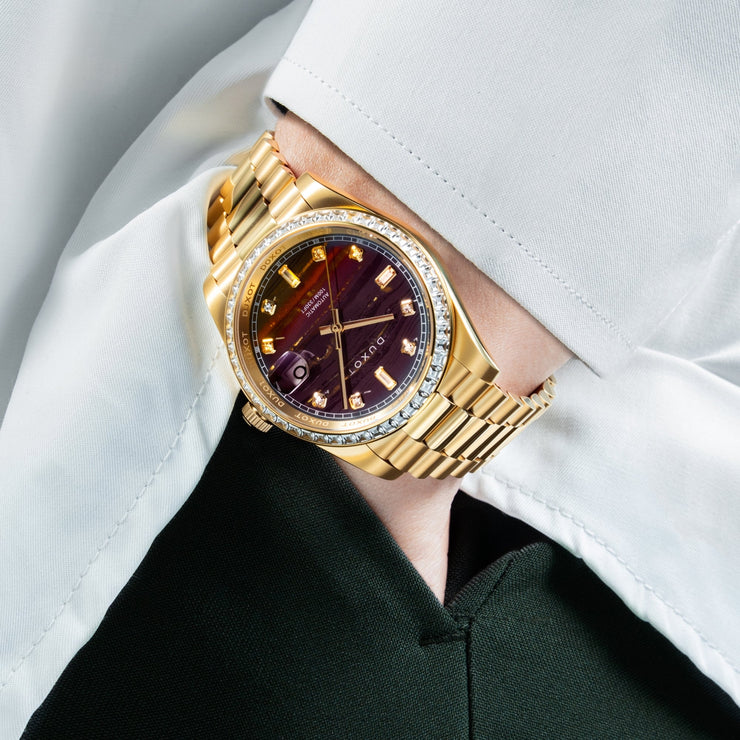 Duxot Serenata Automatic Limited Edition Tiger Eye