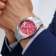 Duxot Marcel Automatic Lapidary Limited Edition Pink Opal