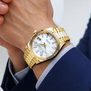 Duxot Marcel Automatic Lapidary Limited Edition White Magnesite