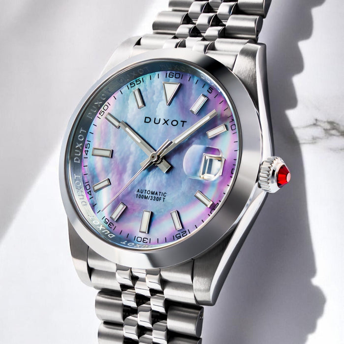 Duxot Vezeto Automatic Limited Edition Mother Of Pearl angled shot picture