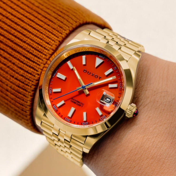 Duxot Vezeto Automatic Limited Edition Brown Crystal