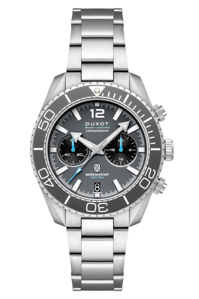 Duxot Tiburon Chronograph Ash Grey angled shot picture