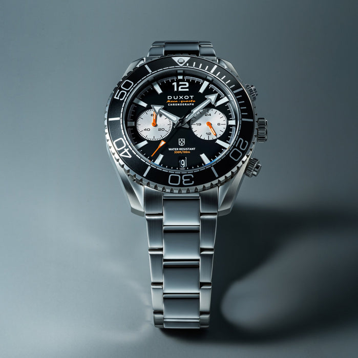 Duxot Tiburon Chronograph Eclipse Black angled shot picture