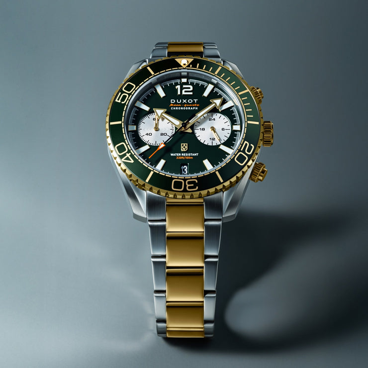 Duxot Tiburon Chronograph Green Gold