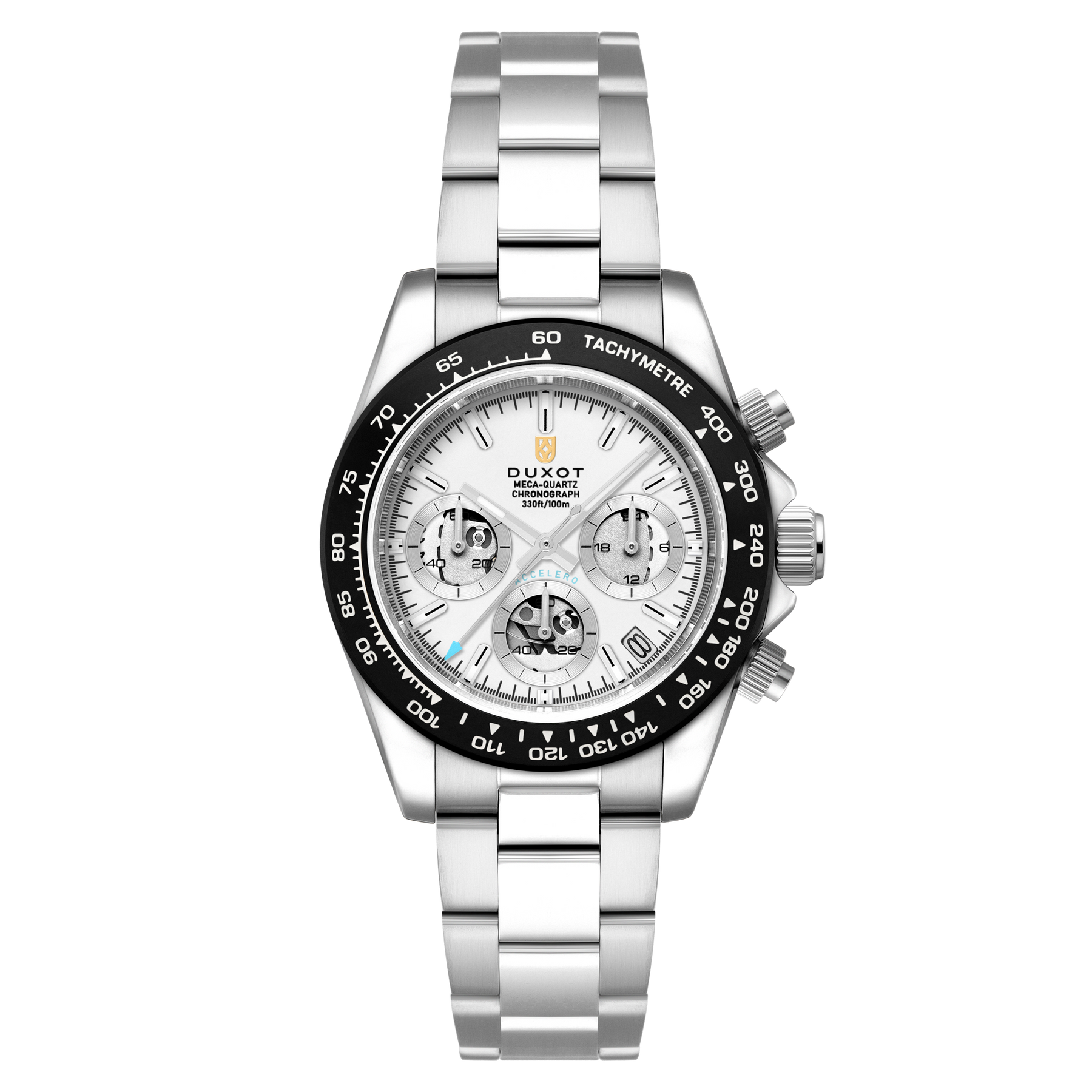 Duxot Accelero Chronograph Compax Skeleton Edition Lunar Black