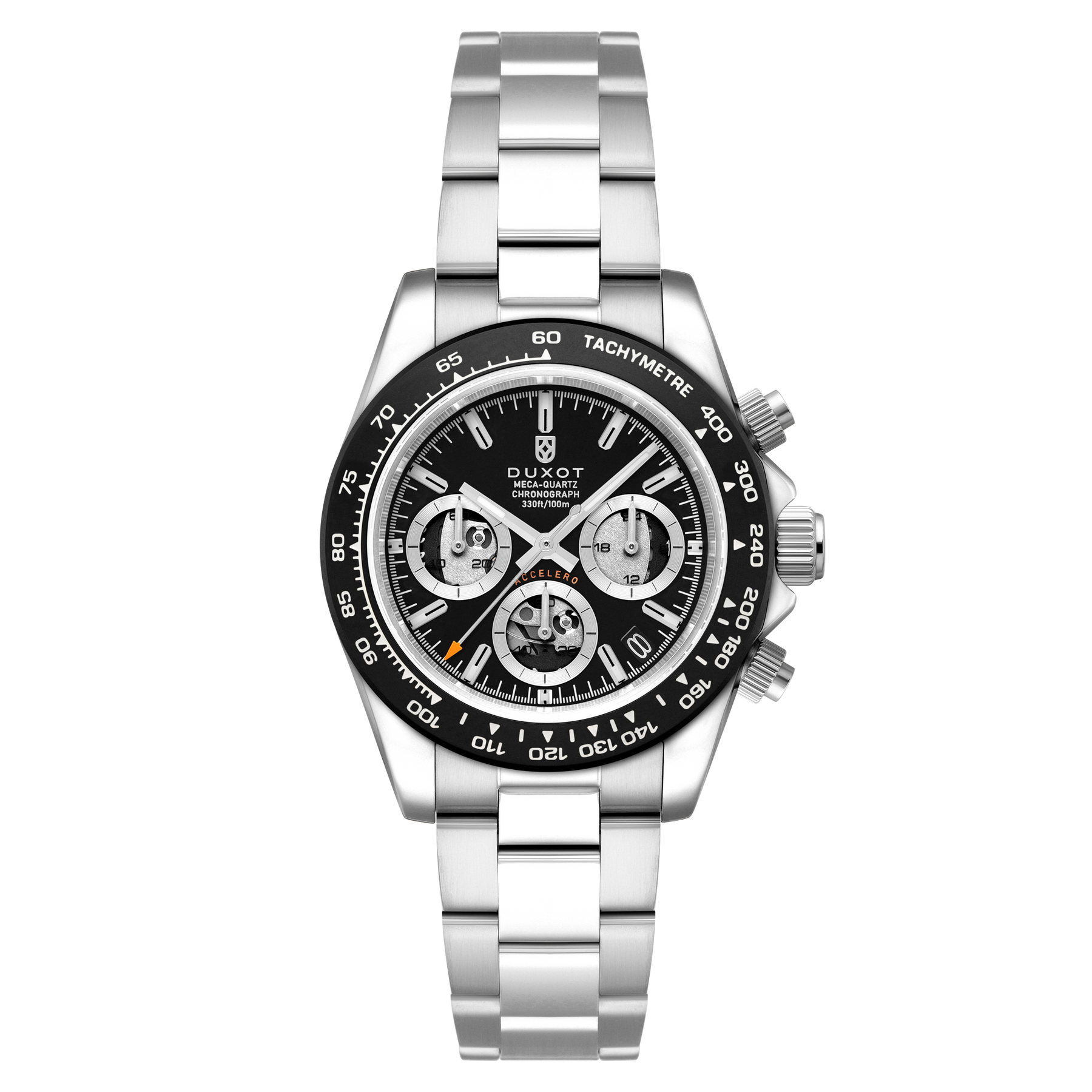 Duxot Accelero Chronograph Compax Skeleton Edition Carbon Twilight