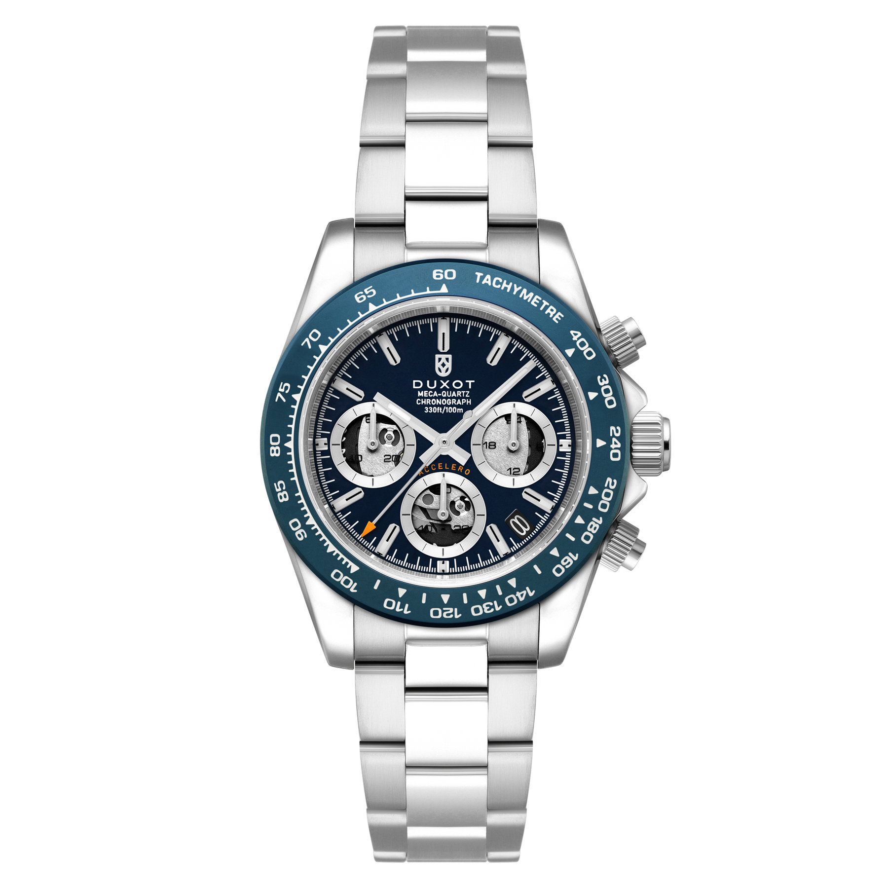 Duxot Accelero Chronograph Compax Skeleton Edition Oceanic Blue