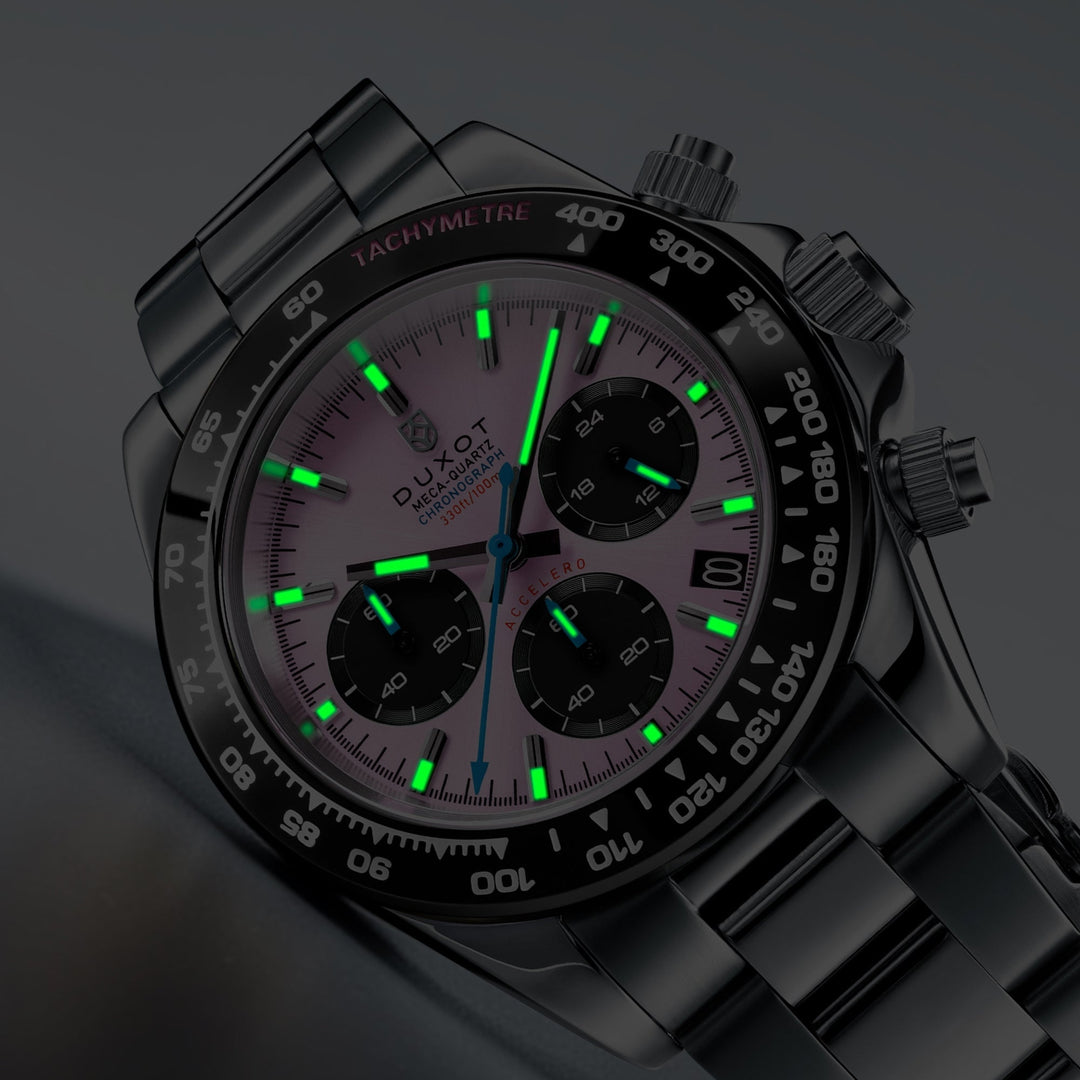 Duxot Accelero Chronograph Magenta Mist | Watches.com