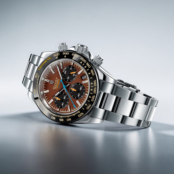 Duxot Accelero Chronograph Mocha Magic angled shot picture