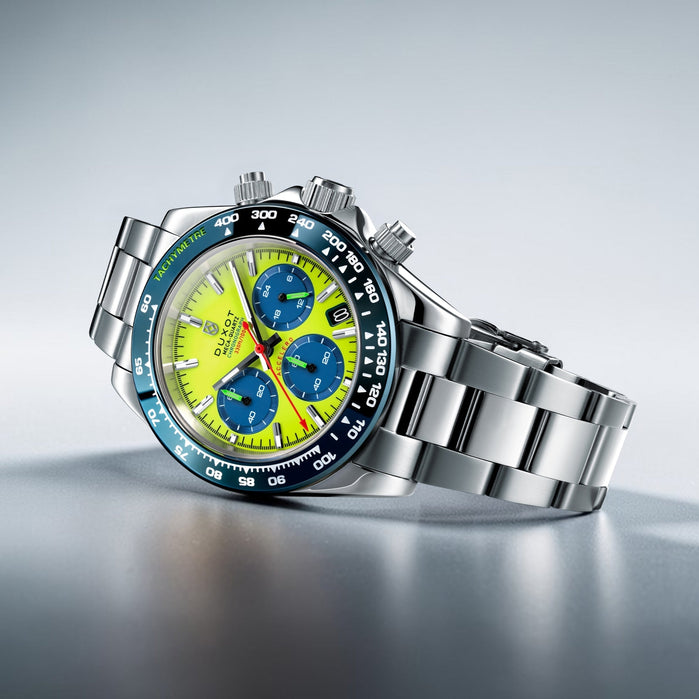 Duxot Accelero Chronograph Mellow Yellow angled shot picture