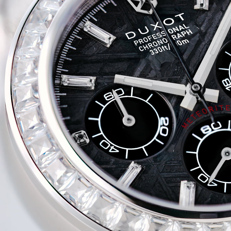Duxot Accelero Meteorite Chronograph Limited Edition Black Meteorite