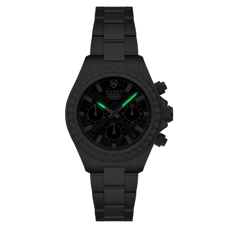 Duxot Accelero Meteorite Chronograph Limited Edition Black Meteorite