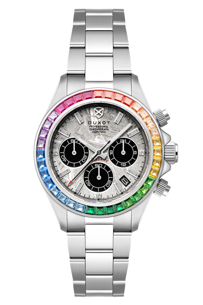 Duxot Accelero Meteorite Chronograph Limited Edition Meteorite angled shot picture