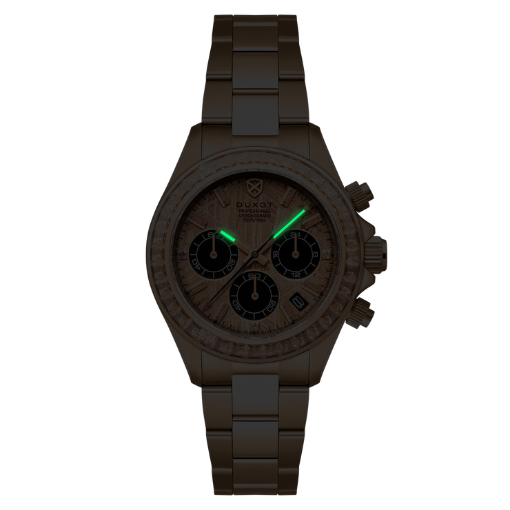 Duxot Accelero Meteorite Chronograph Limited Edition Rose Gold Meteorite