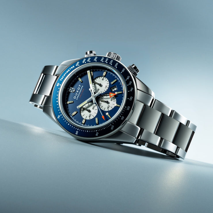 Duxot Vitesse Dual Time Chronograph Ice Blue