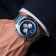 Duxot Vitesse Dual Time Chronograph Ice Blue
