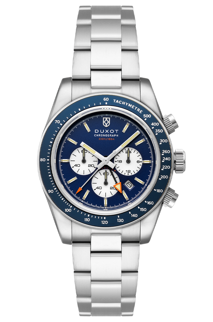 Duxot Vitesse Dual Time Chronograph Ice Blue