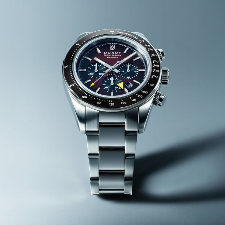 Duxot Vitesse Dual Time Chronograph Radial Red