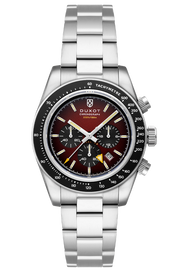 Duxot Vitesse Dual Time Chronograph Radial Red