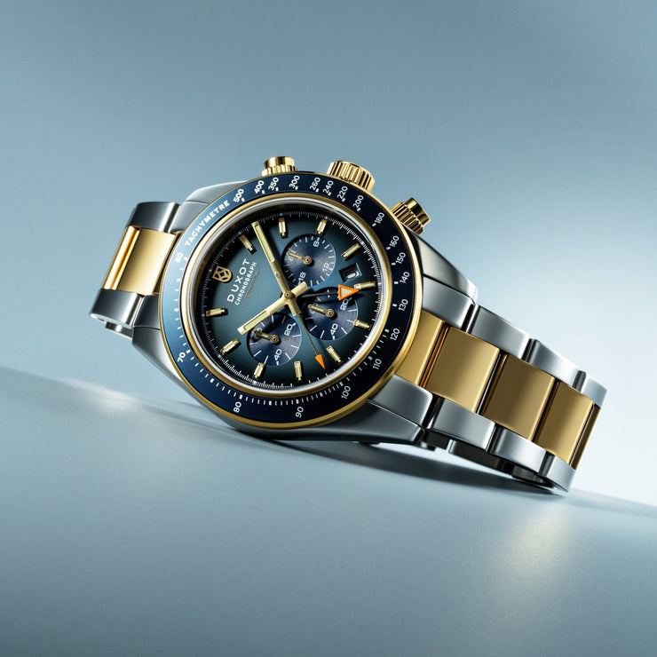 Duxot Vitesse Dual Time Chronograph Cobalt Blue