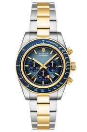 Duxot Vitesse Dual Time Chronograph Cobalt Blue