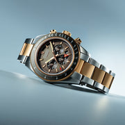 Duxot Vitesse Dual Time Chronograph Rust Brown