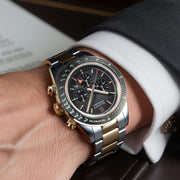 Duxot Vitesse Dual Time Chronograph Rust Brown