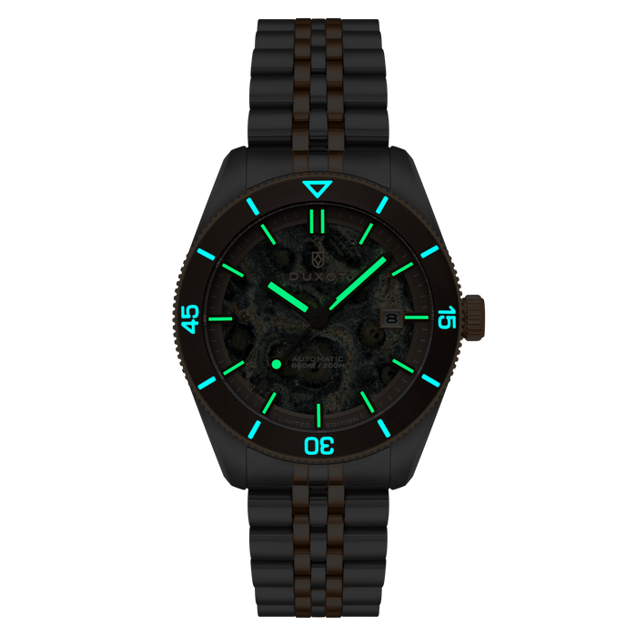 Duxot Pacifico Automatic Lapidary Kambaba Limited Edition angled shot picture