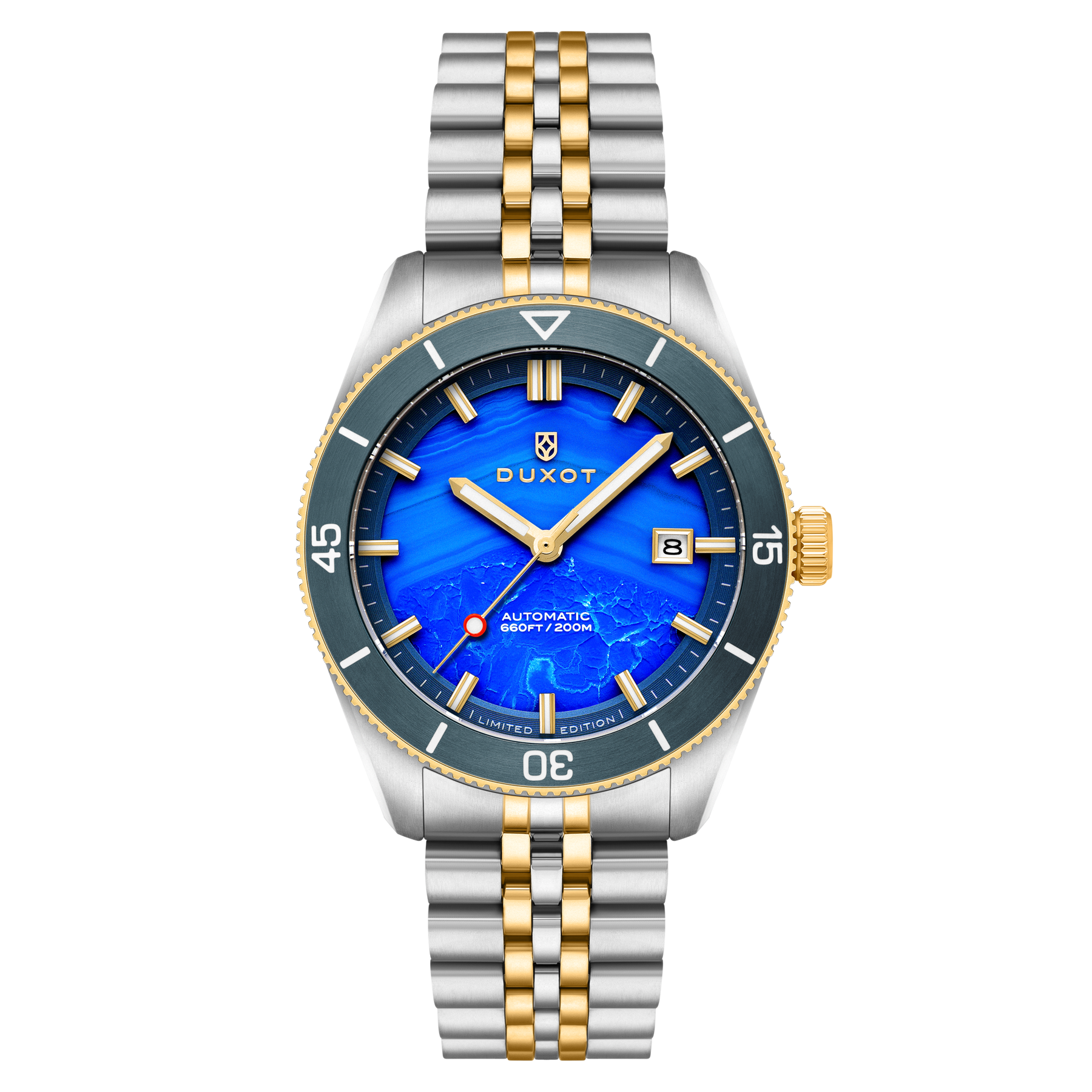 Duxot Pacifico Automatic Lapidary Blue Jasper Limited Edition