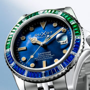 Duxot Atlantica 40 Rainbow Automatic Blue Mother of Pearl