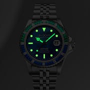 Duxot Atlantica 40 Rainbow Automatic Blue Mother of Pearl