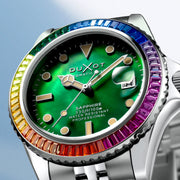 Duxot Atlantica 40 Rainbow Automatic Green Mother of Pearl