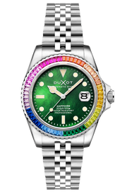Duxot Atlantica 40 Rainbow Automatic Green Mother of Pearl