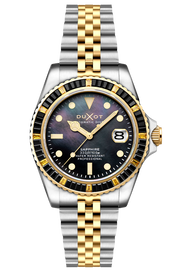 Duxot Atlantica 40 Rainbow Automatic Silver Gold Black Mother of Pearl
