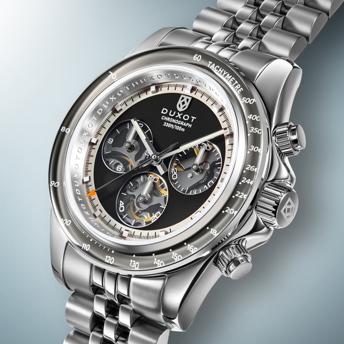 Duxot Accelero Automatic Chronograph Luminara Limited Edition Void Luxury angled shot picture